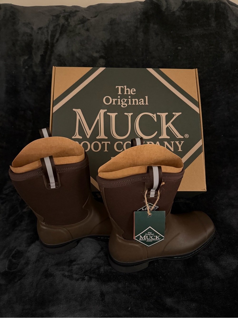 NEW Muck Boot Men’s Brown Waterproof Mid-Calf CHORE WATERPROOF Work Boots UTILI